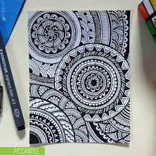 Imagen De Art Draw And Drawing Mandala Art Lesson Zentangle Patterns Mandala Design Art