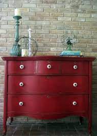 Winners The Painted Furniture Co Kara S Dresser Perfectly Imperfect Blog Paint Furniture Red Furniture Painted Furniture