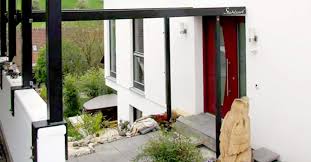 Modernes Vordach Glas Von Stahlzart Haustur Glasvordach Uberdachung Vordach Hauseingang Glas Mit Seitenteil Canopy