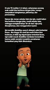 Permohonan maaf fizi yang disampaikan seolah olah melalui video call itu langsung ditanggapi upin ipin. Uzivatel Rezki Achyana Na Twitteru Upin Ipin Ijat Adalah Penyandang Disabilitas Speech Delayed