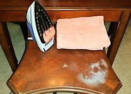 How To Remove Water Stains Or Burns From A Wood Table Easily Cleaning Hacks House Cleaning Tips Remove Water Stains