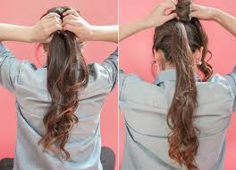 Long hairstyles are totally versatile and so much fun! Dove Dermacare Review Topsy Tail Ponytail Hair Tutorial For Long Hair