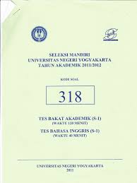 Apr 24, 2018 · contoh soal seleksi mandiri upn. Contoh Soal Seleksi Mandiri Uny Dan Pembahasannya Lektur
