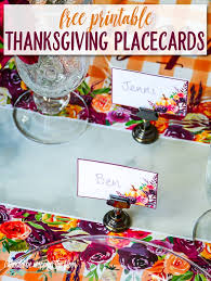 They can all be personalized with your guest's name. Free Printable Thanksgiving Place Cards I Should Be Mopping The Floor