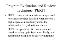 Ppt Program Evaluation And Review Technique Pert