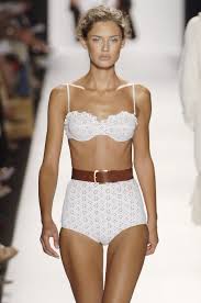 Eyelet Swimwear Bianca Balti Swimwear Swimwear Model