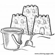 Next, practice cutting skills by cutting out the various elements of your letter craft. Sand Castle And A Bucket Coloring Pagef7cb Coloring Pages Printable