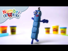 Numberblocks Number Five Play Doh Youtube In 2020 Play Doh Play Cbeebies