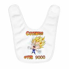 Interestingly enough, though, this moment arose as a slight mistranslation where vegeta was supposed to say, it's over 8000!, but even that doesn't seem to be the case in dragon ball z: Dragon Ball Z Chibi Vegeta Cuteness Over 9000 Cool Baby Bib Saiyan Stuff