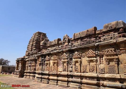 Mallikarjuna Temple, Pattadakal, Karnataka, BHARAT (India) 🚩 Mallikarjuna Temple is a smaller version of the Virupaksha temple and was built by Vikramadiyta's second queen Trilokyamahadevi in 745. This temple is also was