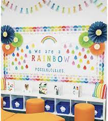 Using themes and decor to promote classroom community. The Best Classroom Themes For 2020 And 2021 Chaylor Mads Preschool Classroom Decor Kindergarten Classroom Decor Rainbow Theme Classroom