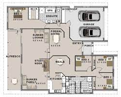 4 Bed Split Level 4 Bedroom House Plans House Floor Plans Bedroom House Plans