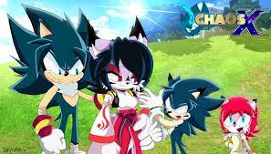 chaos x zachary s wife and kids by tyleralexander123 on deviantart anime dragon ball super sonic art sonic fan characters