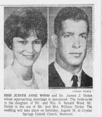 Wedding announcement Jim and Judy