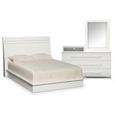 Dimora 5 Piece King Panel Bedroom Set With Media Dresser White Value City Furniture Furniture Sale Bedroom Panel