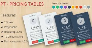Pt Pricing Tables Bootstrap 3 2 0 Pricing Table Table Template Table