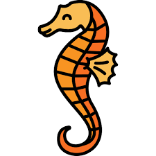 Seahorse Free Vector Icons Designed By Flat Icons Vector Icon Design Cute Easy Drawings Icon