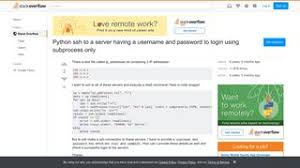 Ssh biznet free create ssh account or ssh tunnel server, active 7, 14, 30 days, support openssh, dropbear and tls. Https Logindrive Com Python Ssh With Password