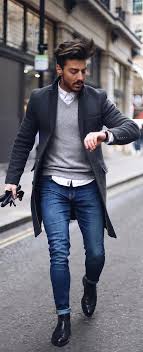 How Men Should Style Their Overcoat Mens Fashion Classy Mens Casual Outfits Coat Outfit Casual