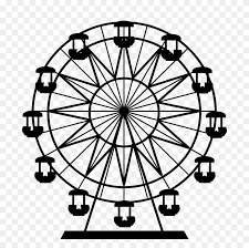 Ship steering wheel isolated on transparent background detailed vector illustration for your design. Ferris Wheel Clip Art Transparent Ferris Wheel Clipart Black And White Stunning Free Transparent Png Clipart Images Free Download