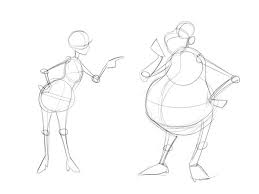 Now that we know how to define the forms, we need to define a simple skeleton structure. Cartoon Fundamentals How To Draw A Cartoon Body