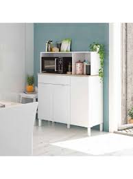 No te preocupes por si no sabes dónde guardar algo. Mueble Aparador Cocina Yuka Auxiliar 123meloquedo Es
