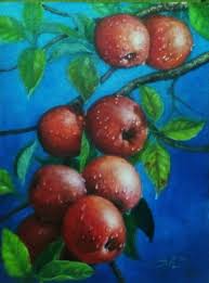 50 gambar buah buahan segar wallpaper buah lengkap. Jual Lukisan Buah Apel Di Lapak Junaedi Bukalapak