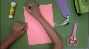 Tebuk kan atas kad vanillasecara megiring. Kraftangan Cara Buat Penanda Buku Youtube