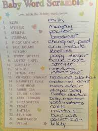 Baby Shower Unscramble Answer Modern Baby Shower Games Funny Baby Shower Games Baby Shower Funny