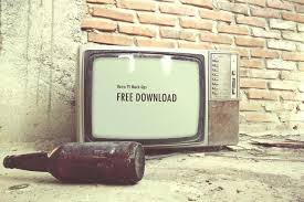 You can easily customize it thanks to smart layers function. Free Retro Television Plus Bottle Mockup Designhooks