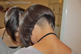 Bob w/ buzzed nape in nyc (free video). Pin On Sexy Napes