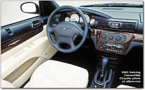 Chrysler Sebring Coupe Convertible 25l V6 Chrysler Sebring Sebring Convertible Coupe