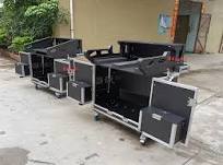 Flight Road Flip Case for Behringer Wing Digital Mixer Console with Doghouse Laptop Bracket Holder Arm and 1RU Rack Space