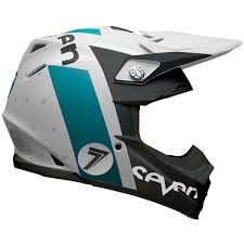 Bell Helmet Moto 9 Carbon Flex Seven Flight Aqua Matte