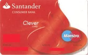Keine störungen bei santander bank. Bank Card Clever Card Santander Consumer Bank Germany Federal Republic Col De Ms 0032