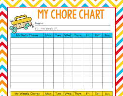 Age Appropriate Chores For Kids With Free Printable Chore Chart