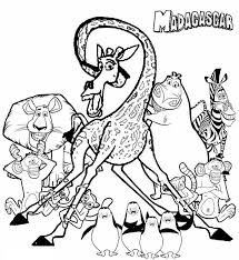 Madagascar Movie Creatures Coloring Page Coloring Pages Penguin Coloring Pages Coloring Pages For Kids