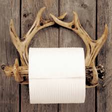 Antler Toilet Paper Holder Antlers Decor Antler Bathroom Decor Black Forest Decor