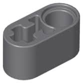 BrickLink - Part 60483 : Lego Technic, Liftarm 1 x 2 Thick with Pin Hole  and Axle Hole [Technic, Liftarm] - BrickLink Reference Catalog