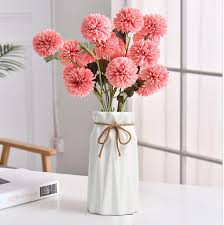 Maybe you would like to learn more about one of these? Amazon Com Nattol 7 Inch White Ceramic Vase Decorative Flower Vase Small Table Vase For Living Room Bedroom Office Home Decor Wedding Ceremony Centerpieces Arrangements Home Kitchen