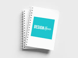 Kraft spiral notebook psd mockup. Free Wire Bound Notebook Mockup Psd Mockup Template Download Now