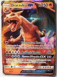 Salamèche, reptincel et dracaufeu en 5 coloriage dracaufeu. Carte Pokemon Dracaufeu Gx Pv250 Sm195 Detective Pikachu