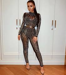 Black And Silver Jumpsuit Pin On Prom