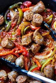 Succulent sausage steals the show with peppy red and green peppers in a. Italian Sausage And Peppers Spicy Southern Kitchen