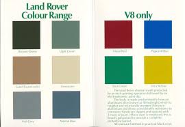 classic colours for landrovers google search land rover