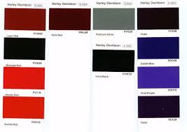 Harley Davidson Orange Paint Code Harley Davidson Painting Paint Color Chart Paint Color Codes