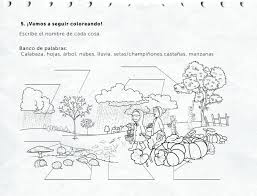 Fall Autumn Worksheet Rockalingua Fall Autumn Spanish Club