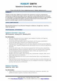 salesforce consultant resume samples
