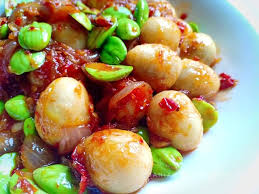Sambal goreng yang satu ini diracik dari telur puyuh, ampela dan petai. Dapur Cheyah Resepi Sambal Telur Puyuh Petai By Facebook