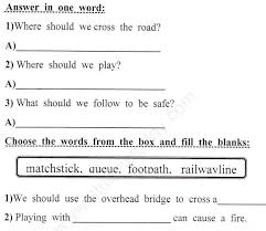 Fire safety and a free emergent reader. Cbse Class 1 Evs Safety Rules Assignment